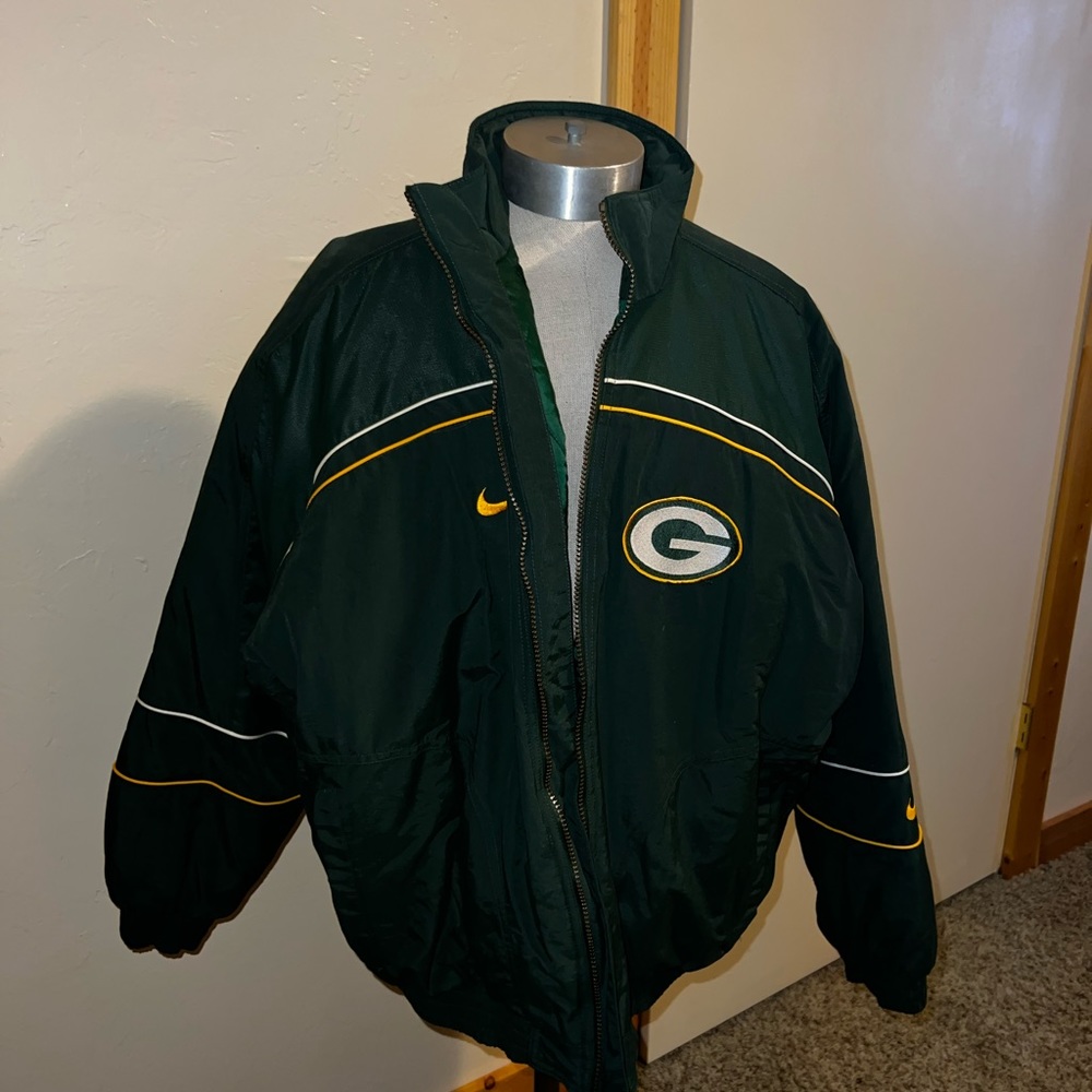 Nike NFL Zip Up Packer Jacket